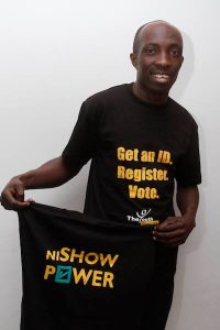 Urging youth to vote peacefully #NiShowPower